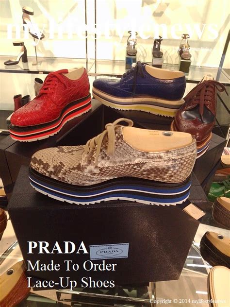 prada made to order lace-up shoes project|Made to Order .